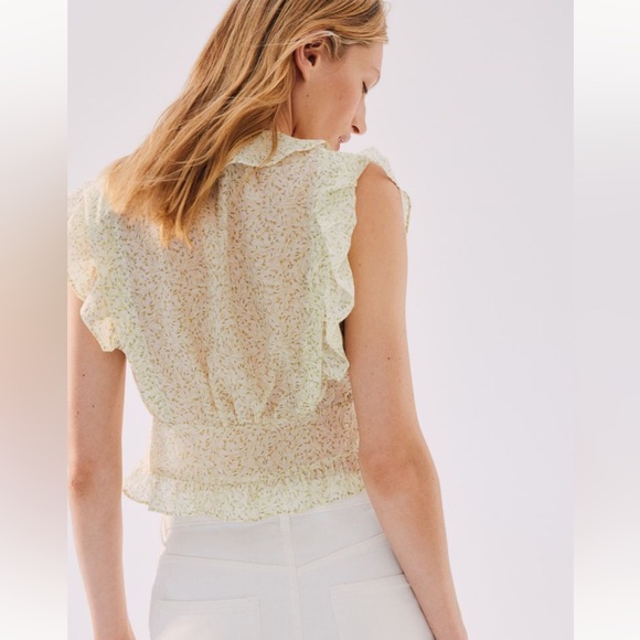 HM ruffle-trimmed blouse - Picture 3 of 5